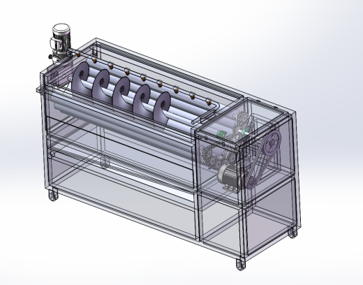茎类蔬菜去皮机三维SW图纸+文档缩略图